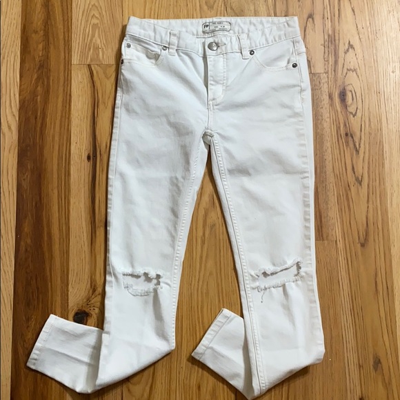 Free People Denim - Free People Distressed Skinny Jean